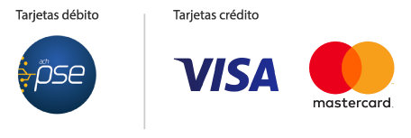 pagos con tarjeta de crédito, debito, PSE