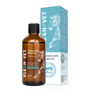 Tratamiento Natural Klean-Vet 100 mL 3000 mg 3% con 1 mg/mL para mascotas